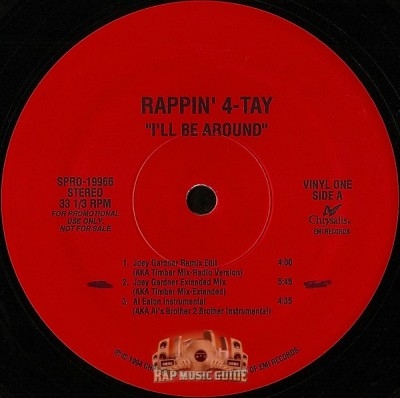 Rappin' 4-Tay - I'll Be Around (Special Promo)