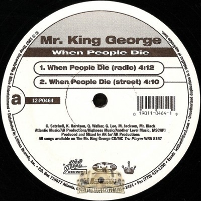 Mr. King George - When People Die