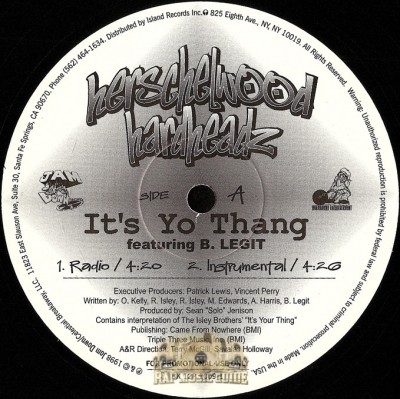 Herschelwood Hardheadz - It's Yo Thang