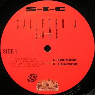 S-I-C - California Game