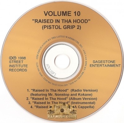 Volume 10 - Rasied In Tha Hood (Pistol Grip 2)