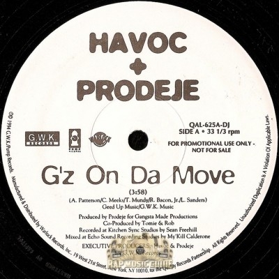 Havoc & Prodeje - G'z On Da Move / Endo Glide